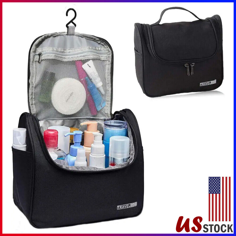 Travel Toiletry Bag Dopp Kit For Men & Women Cosmetics Makeup Shaving Organizer