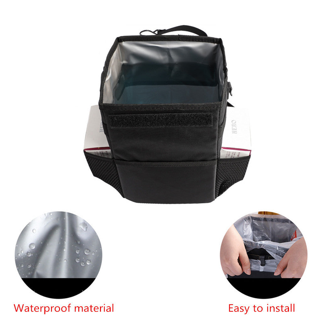 Foldable Waterproof Back Storage Car trash Can Trash Can