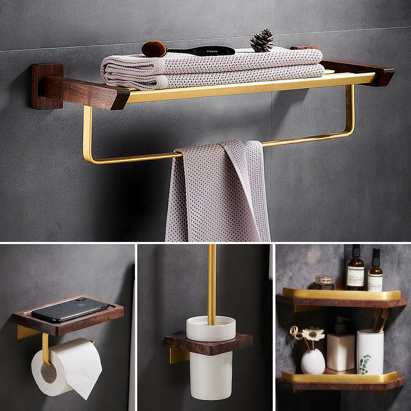 New Chinese Style Bathroom Hanging Rod Toilet Rack Storage