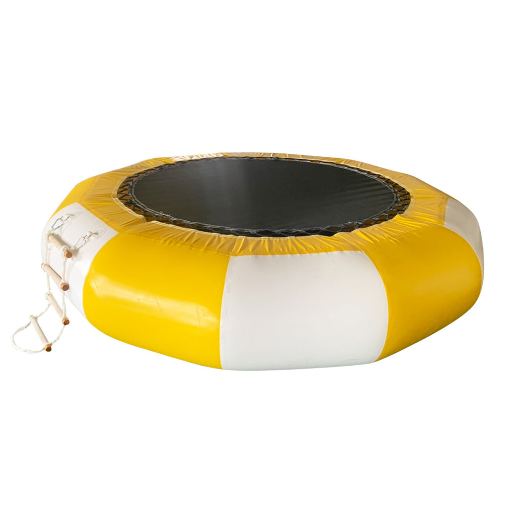 10Ft Inflatable Water Trampoline Bounce Swim Platform For Water-Sports