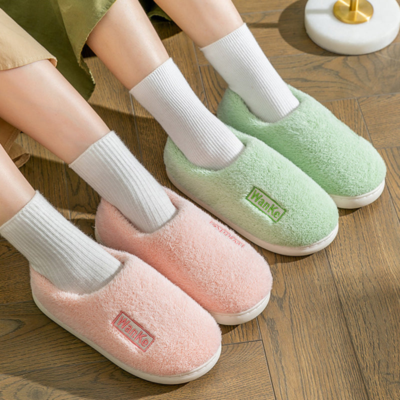 Soft Winter Slippers Women House Shoes Warm Fluffy Slippers