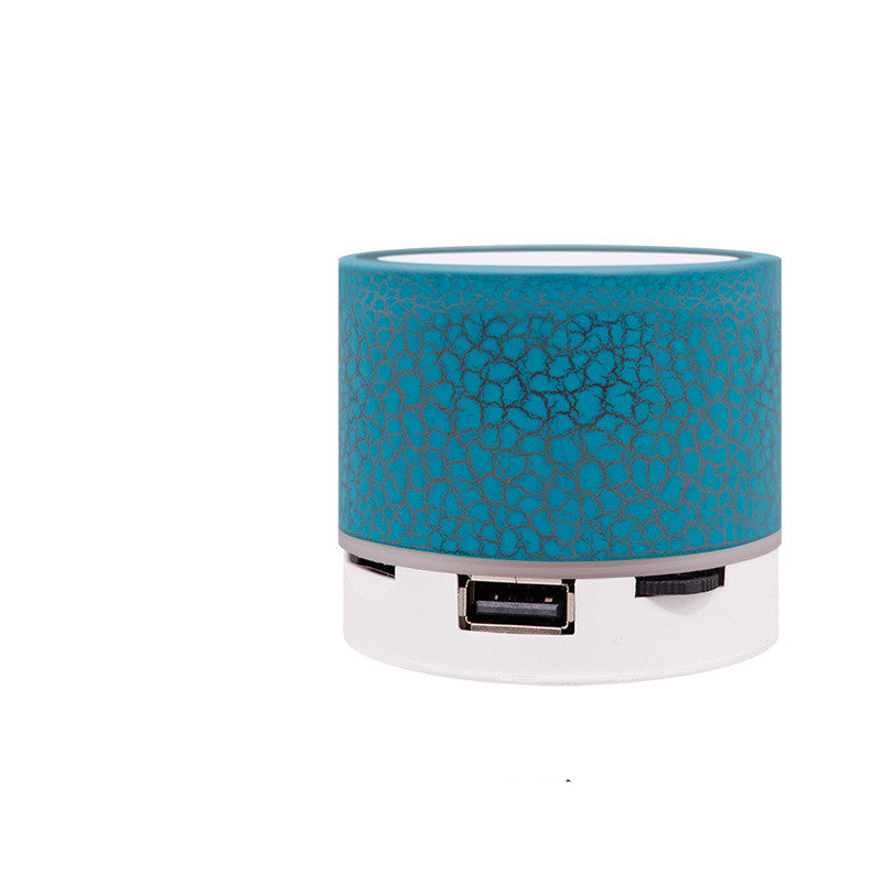 Mini Wireless Bluetooth Speaker Loudspeaker Colorful Light Crack Sound Audio Portable Subwoofer Support TF Card MP3 Player