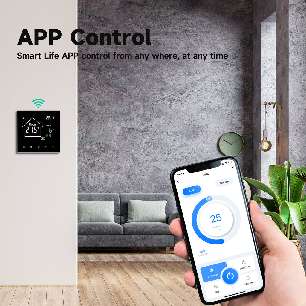 WiFi Smart Electric Floor Heating Controller Mobile Remote