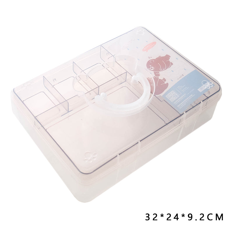 Multifunctional Large Capacity Transparent Storage Box