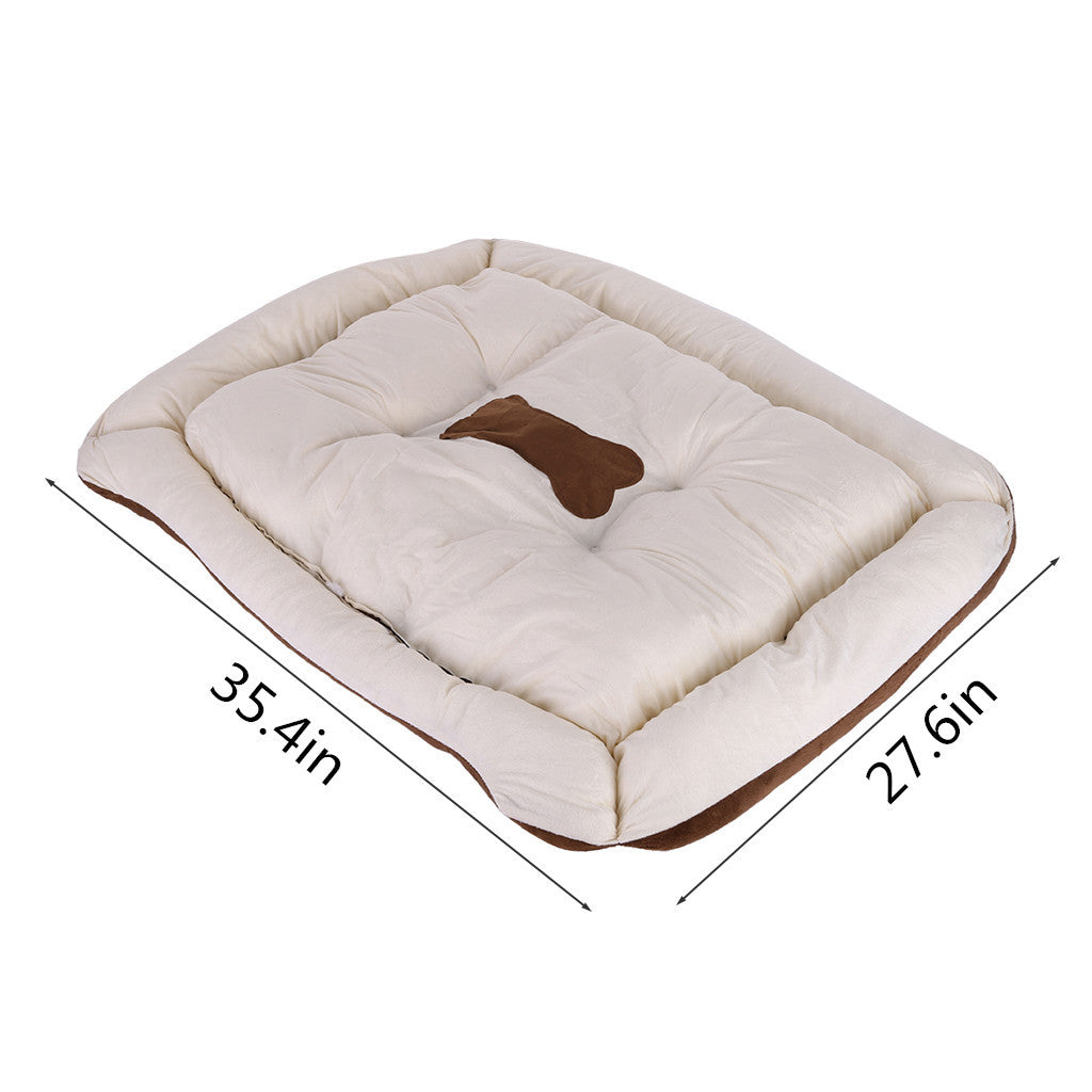 35.4''x27.6'' Pet Bed Dog And Cats Sofa Couch Pets Cuddler Lounger Large Size