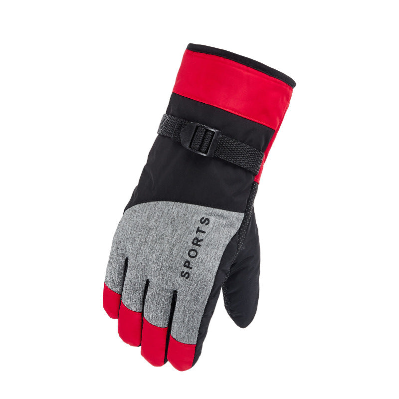 Men Ski Gloves Thickened And Velvet