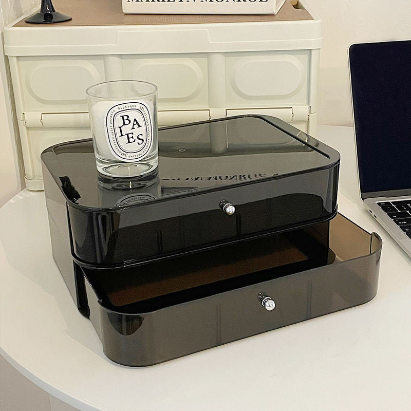 Desktop Cosmetic Transparent Storage Box