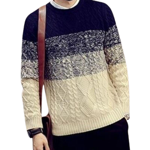 Gradient sweater men. Trendy fashionable good looking with best quality material.