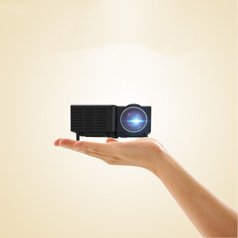 Mini Portable Projector Media Player Projector 1080P Home Family-led Children Small Mobile Phone Projector