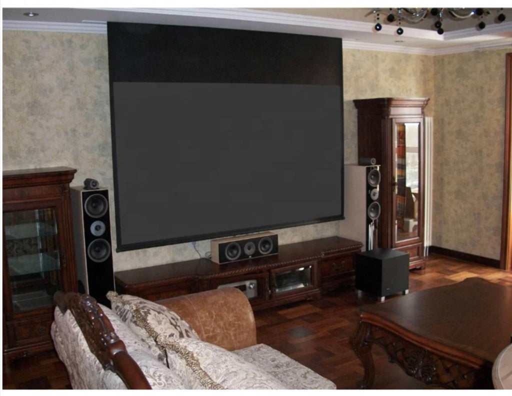 80 inch 169 motorized alr screen  projector screen electric projection screen for home theatre system