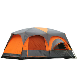 Super-Large Two Rooms, One Hall Tent, Outdoor Camping for 8 -12 people Waterproof  Double layer Luxury Tent